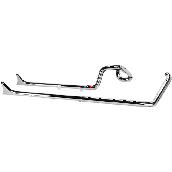 Bassani True-Duals w/Fishtail Mufflers 36" Chrome w/o Baffles (1S26E-36)