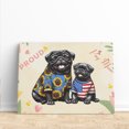 thumbnail image 3 of Happy Mother's Day Proud Pug Mom Horizontal Matte Canvas Poster Dog Lover Gifts Wall Art Home Decor - 03003, 3 of 5