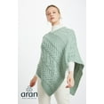 thumbnail image 3 of Aran Knitted Poncho Women's SuperSoft Merino Wool Irish Cape Made in Ireland, One Size, 3 of 7