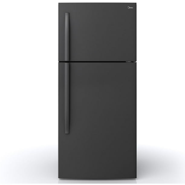 Midea 18Cu. Ft. Top Mount Refrigerator in Black