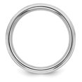 thumbnail image 2 of 925 Sterling Silver 6mm Beveled Edge Ring Size 10.5 Wedding Fancy Classic, 2 of 8