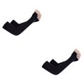 thumbnail image 1 of Guardurnaity 1 par de protección refrigeración mangas de brazo de seda helada seguridad Fitness Body Building protector solar para correr Negro 2piezas, 1 of 6