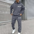 thumbnail image 5 of Aihuaihua Mens Sweatsuits 2 Piece Dallas Texas Tracksuits Hoodies Pullover and Sweatpants Set Casual Jogging Suits Workout Gym Outfits Grey XXXL, 5 of 5