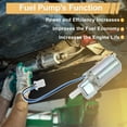 thumbnail image 3 of Unique Bargains Fuel Pump for Kawasaki Prairie ATV 650 2002-2006 Metal Electric Fuel Pumps Set Replaces No.1511063B00, 3 of 6