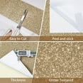thumbnail image 4 of 1 Roll Bulletin Board Decorative Border,Self Adhesive Wall Border,Gold Glitter Wallpaper Border,Removable Straight Border Stickers,Sparkle Sequins Fabric Contact Paper,4"x 120" By Scheam, 4 of 7