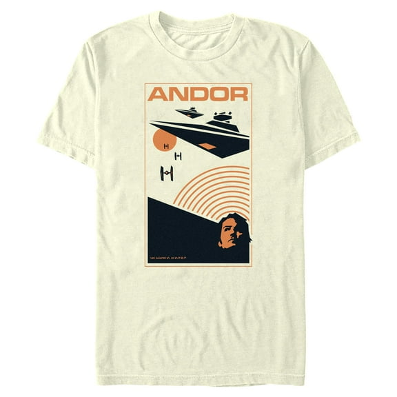 Mens Star Wars: Andor Space Poster T Shirt