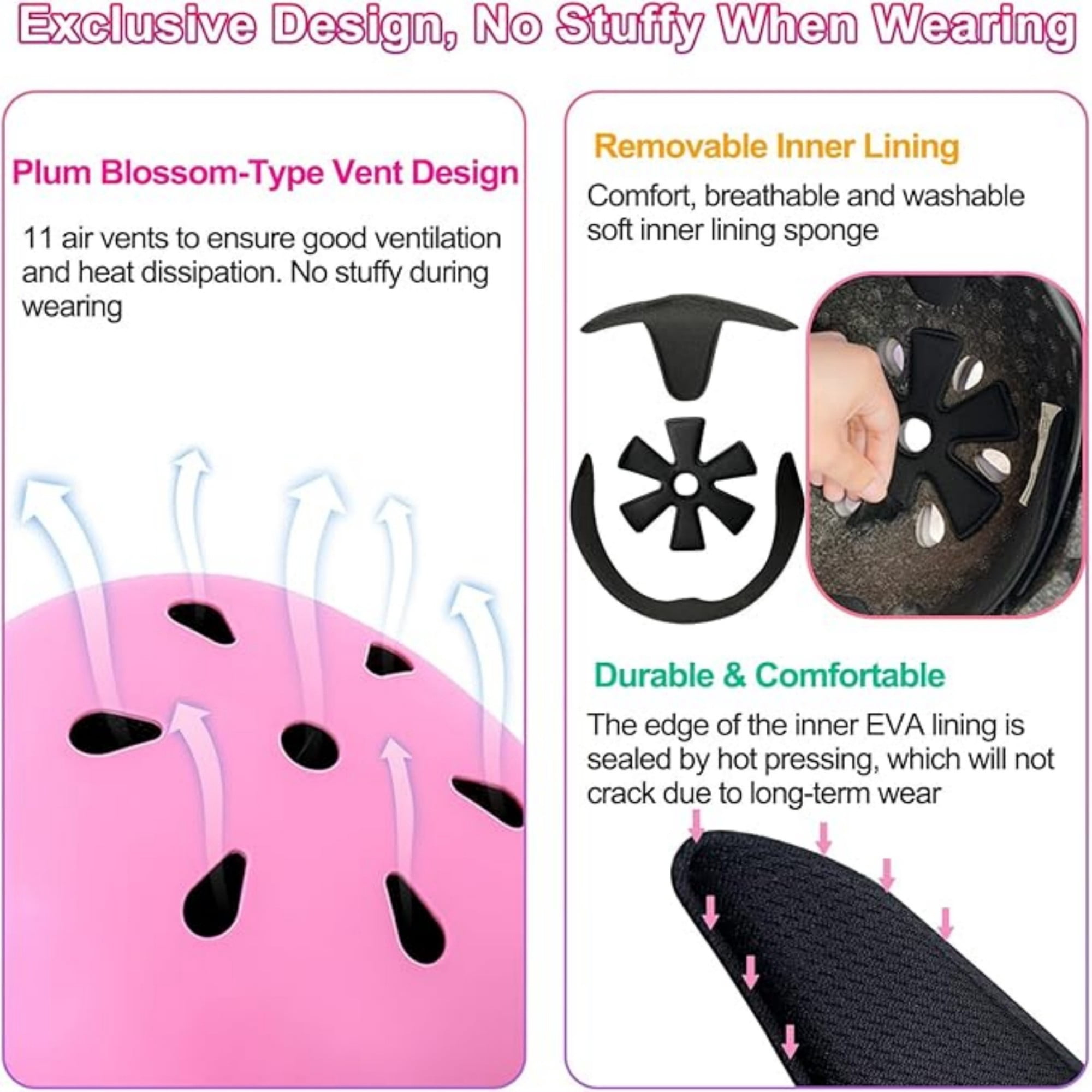 Youth Kids Bike Helmet for Boys Girls Teens & Children Ages 3-16