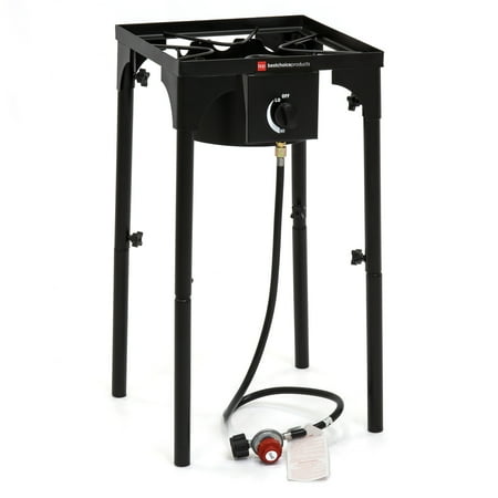 Portable Gas Cookers - Best Choice Products 100,000 BTU Outdoor Portable Propane Gas High Pressure Single Burner Cooker Stove w/ Removable Legs