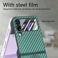 thumbnail image 3 of Magnetic Samsung Galaxy Z Flip 4 Case [Compatible with MagSafe],Anti-Fingerprint,Anti-Scratch,Ultra Slim Shockproof Luxury Samsung Galaxy Z Flip 4 Rugged Phone Cover Case,Green, 3 of 10