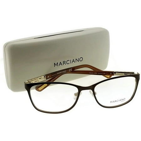 Guess Marciano GM0248-BRN-53 Rectangle Women’s Brown Frame Clear Lens