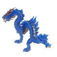thumbnail image 1 of Figura de dragón de China modelo auspicioso mítico dragón de China estatua decoración del hogar 3 años (azul), 1 of 8