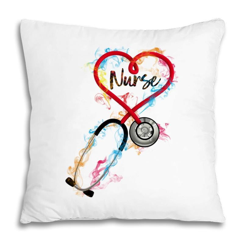 Pillow Cover - Watercol Nurse Life Nursing Clinical Funny Birthday Gift Pillow