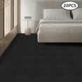 thumbnail image 3 of Toolven Self-Adhesive Floor Tiles, Non-Slip, Noise-Reduction, 5mm Thickness, Polyester Fiber and TPR, Easy Installation with Electrostatic Adsorption, DIY-Friendly, Black Color, Easy to Clean, 3 of 8