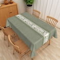 thumbnail image 3 of French Vintage Floral Rectangular Tablecloth,Waterproof Oilproof Table Cover for Kitchen Dining Room Picnic Decor,70x52 Inch, 3 of 6