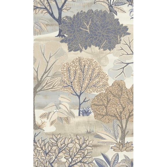 Beige Jungle Forest Tropical Wallpaper, Double Roll, 57 sqft