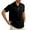 Black, variant on MIXUE Polo Shirts For Men Summer Mesh Solid Color Lapel Zipper Short Sleeve Slim Fit Casual Activewear,White,L