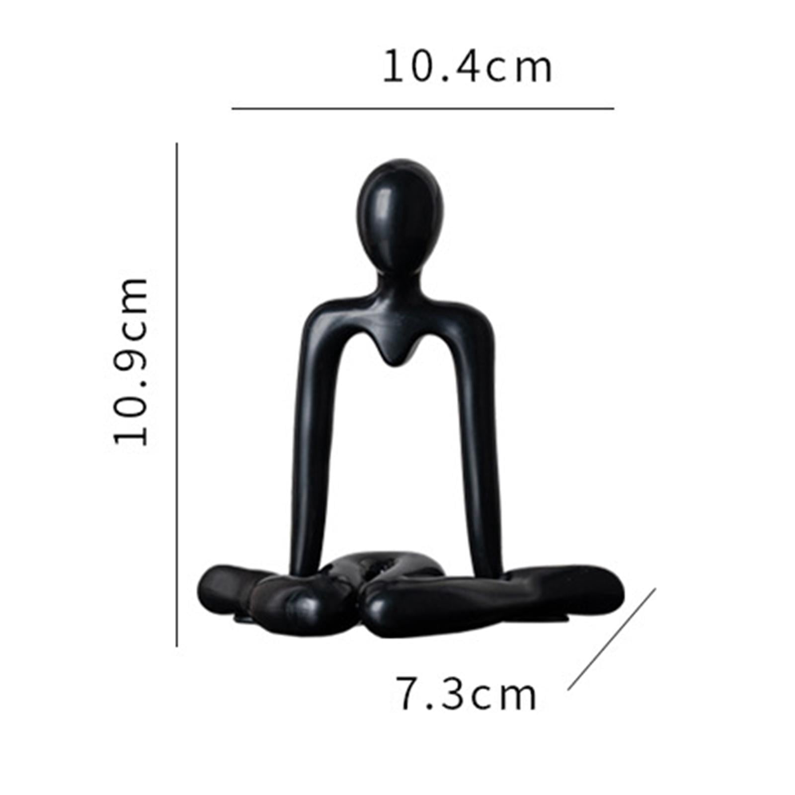 Fiocias Thinker Paper Towel Holder Sculpture Dispenser Non Slip Vertical Tissue Rack Abstract Decorative Figurine Simple Tabletop Ornament Figure Statue for C