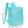 thumbnail image 5 of Brown Cow Print Cooler Backpack 24 Cans, Insulated Leak Proof Backpack Cooler Bag, Soft Sided Ice Chest with Side Pockets for Beach Camping Picnic Work Travel, 5 of 11