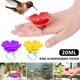 thumbnail image 3 of Alimentador de colibr铆 de 3 piezas, alimentadores de anillo de colibr铆 de flores para exteriores, 3 of 6