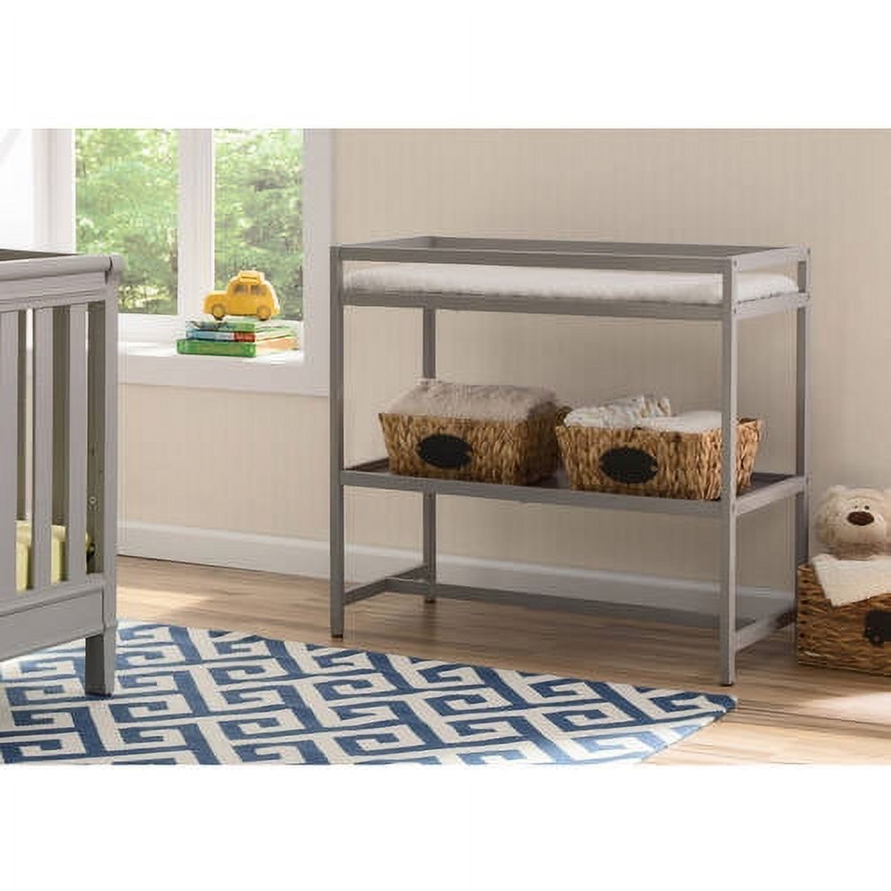 Delta Children Harbor Changing Table, Greenguard Gold Certified, Grey - image 4 of 7