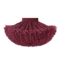 thumbnail image 2 of XXWXYD Girls Pleated Tu𝗍u Skirt Multi Layer Fluff𝗒 Tulle Ballet Pettiskirt Princess Par𝗍y Dress Up Short Skirt Birthday Costum𝖾 Flared Dance Wear Toddler, 2 of 5