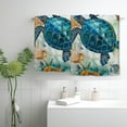 thumbnail image 2 of ARISTURING Ocean Napkins Disposable Bathroom Paper Hand Towels for Guests Vintage Turtle Napkins Marine Animals Hand Napkins for Table Decor Summer Party 27.5*16in, 2 of 6