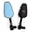 Blue Lens, variant on Motorcycle Cruiser Chopper ATV Aluminum 7/8'' 22mm Bar End Side Rear View Mirror For BMW For Ducati For Aprilia For Victory