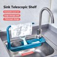 thumbnail image 3 of Neinkie Telescopic Sink Rack Sponge Holder,Sink Organizer Expandable Sink Organizer Adjustable Drainer Sink Tray, 3 of 7