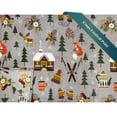 thumbnail image 3 of PAVILIA Christmas Throw Blanket | Holiday Festival Christmas Fleece Blanket | Soft, Plush, Warm Winter Cabin Throw, 50x60 (Festival Grey), 3 of 7