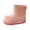 Pink, variant on Lightweight Girls Rain Boots For Outdoor Weather Kids Rubber Boots With Sole For Winter Use
