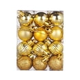 thumbnail image 2 of 24PCS Christmas Ornaments Christmas Balls, Electroplated Balls, Christmas Tree Decorations, Hanging Decorations, Festive Atmosphere, And Christmas Balls, 2 of 8