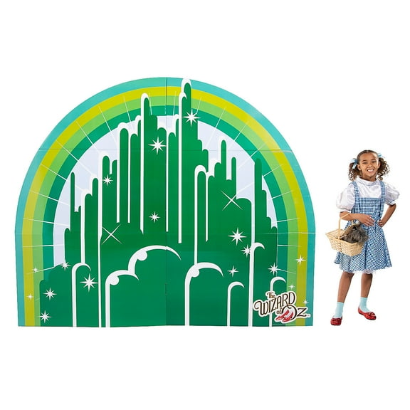 83 1/2" x 71" The Wizard of Oz Emerald City Cardboard Cutout Stand-Up - 2 Pieces