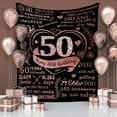thumbnail image 4 of 50 Birthday Gifts for Women, 50th Birthday Blanket with Gift Box, 50th Birthday Decorations Gift Ideas for Her, 50 Year Old Gifts for Women Turning 50 and Fabulous, 4 of 5