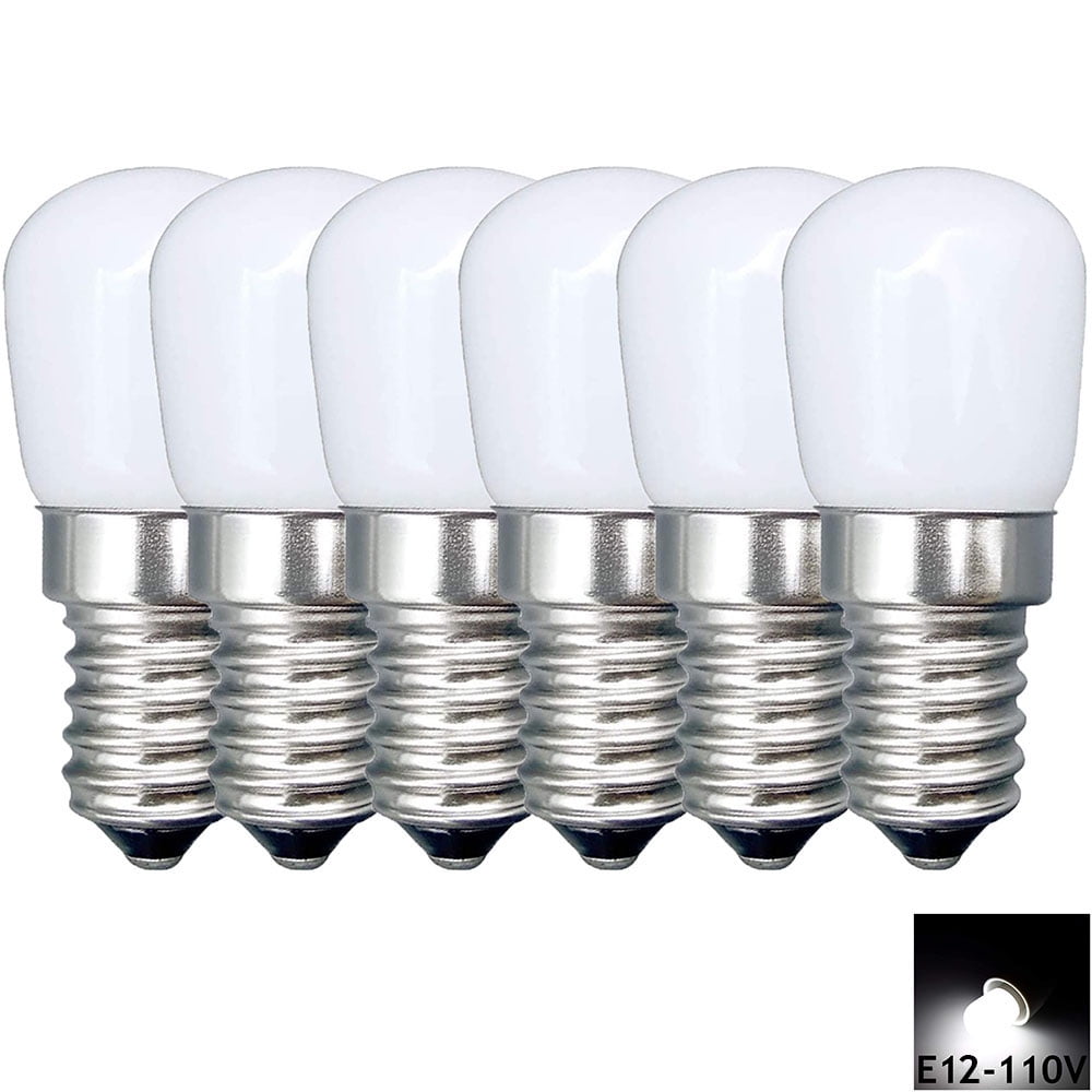10pcs Refrigerator Light 120V 15W E12 Salt Lamp for Bedroom Home Living Room