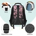 thumbnail image 5 of Yspwyqan Backpack Set for Teens, Cherry Blossom Capybara Girls Backpack and Lunchbox Set 4Pcs, 17 Inch Trendy Large Capacity Bag Fits 13 Inch Laptop for Middle High School, 5 of 7