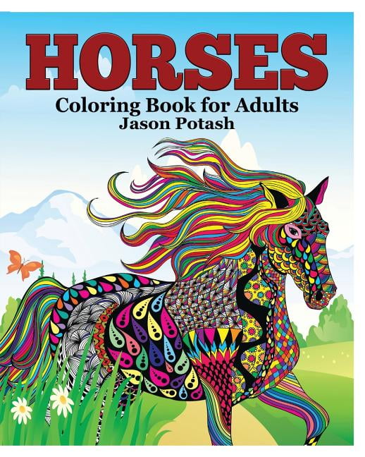 Horses Coloring Book for Adults - Walmart.com - Walmart.com