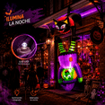 thumbnail image 4 of Inflable Halloween Bruja Gato Colgante Techo 2.43m Luz Led, 4 of 8