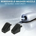 thumbnail image 2 of Unique Bargains Windshield Washer Nozzle for Mini Cooper Hatchback 02-06 Durable No.61667146377 Black 1 Set, 2 of 6