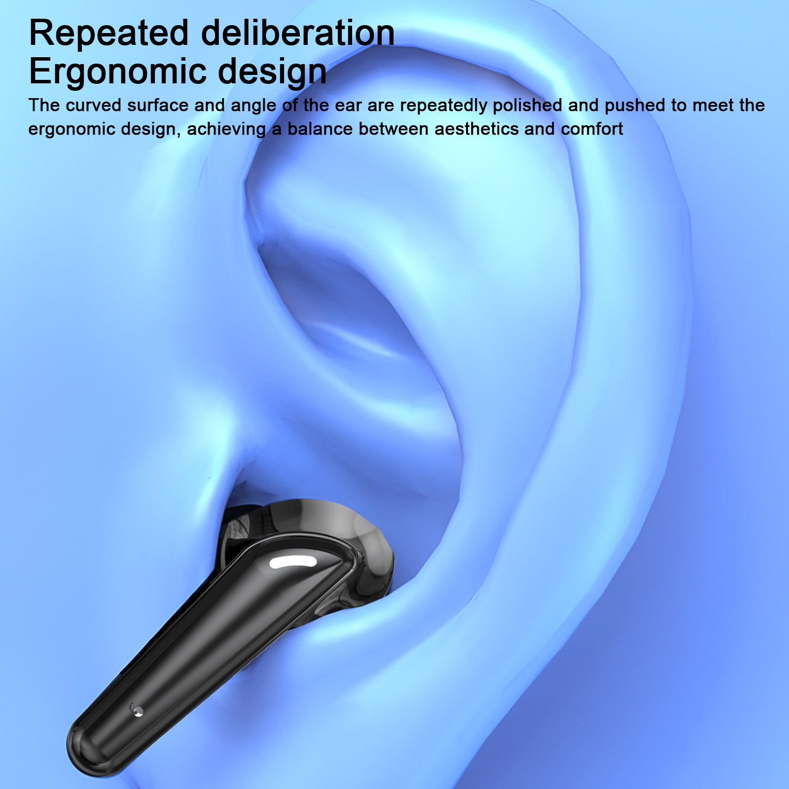 ClearanceGaming Headset with Bluetooth 5.2, 60h Battery Life, Noise Cancelling Microphone,Surround Sound, Rgb Lighting, Ideal for Pc, For Running, Gym, And Workouts.12e