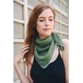 thumbnail image 2 of Scallop Stitch Trim Bandana Scarf, 2 of 9
