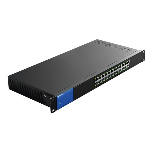 Linksys Business LGS124 - Switch - Non Géré - 24 x 10/100/1000 - Montable en Rack - AC 100/230 V