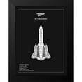 thumbnail image 2 of Rogan, Mark 19x24 Black Modern Framed Museum Art Print Titled - BP LOCKHEED SR-71 Black, 2 of 5