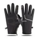 thumbnail image 2 of Fiudx Guantes de Invierno, Diseño Térmico para Pantalla Táctil, Palma de Cuero Antideslizante, Resistentes Al Viento y Transpirables, para Deportes Al Aire Libre y Conducción, Unisex, Hebilla Portáti, 2 of 3