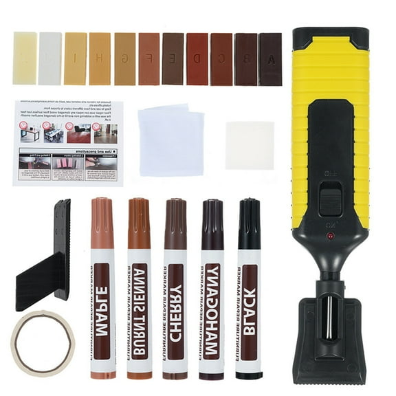 Professional Floor Repair Set With 11 Color for Scratches Stain Cracks On Laminate Furniture Restoration