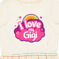 thumbnail image 4 of Inktastic I Love My Gigi Grandma Grandchild Girls Toddler Dress, 4 of 5