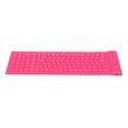 thumbnail image 1 of Foldable Silicone Silent Keyboard, Silicone Keyboard,108 Key Portable Soft Rubber Lightweight Waterproof Rollup Keyboard for Laptop PC Computer Travel Office Home, 1 of 8