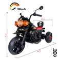 thumbnail image 2 of Moto para Niño Electrica Recargable Luz y Musica Montable negro, 2 of 7