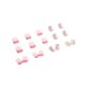 thumbnail image 4 of Uñas francesas de arcoíris para usar, uñas postizas con acabado de cobertura total, uñas postizas a presión con pegamento como se muestra, como se muestra, 4 of 5