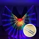 thumbnail image 2 of Fiudx Capa de Alas Led, Cuentas de Luz de Colores, Efecto de Escenario de 360 Grados, Disfraz de Halloween y Navidad para Adultos, Cosplay, Fotografía, Tamaño Ajustable, Incluye Varillas Opcionales,, 2 of 7