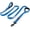 Blue, variant on General Dog Leash 8ft Long - Black - Traffic Padded Two Handle - Heavy Duty - Double Handles Lead for Control Safety Training - Leashes for Large Dogs or Medium Dogs - Dual Handles Leads